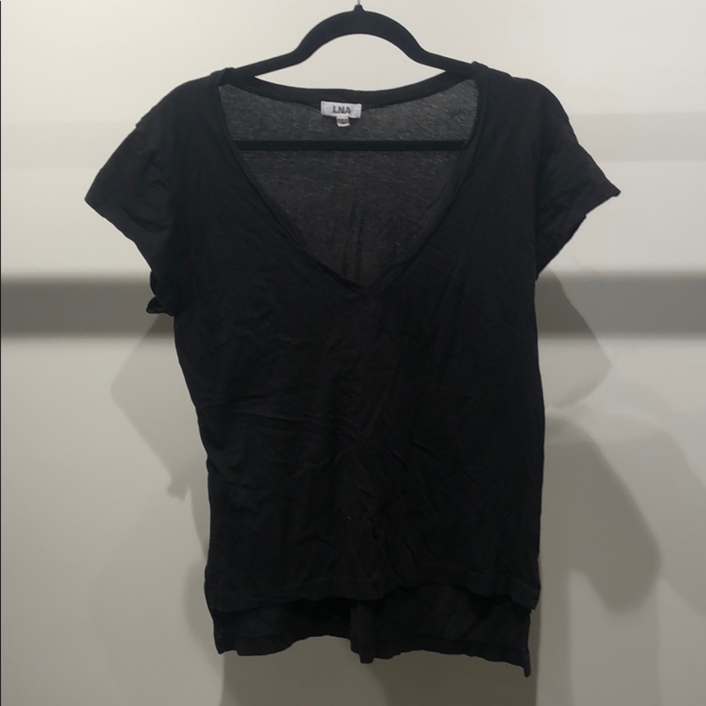 Black V Neck T-Shirt